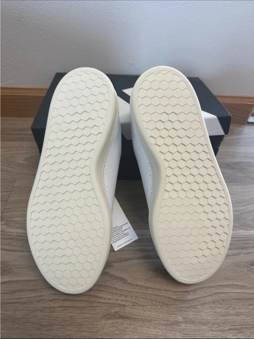 adidas White Sneakers with Leopard Heel Detail - Picture 5 of 9